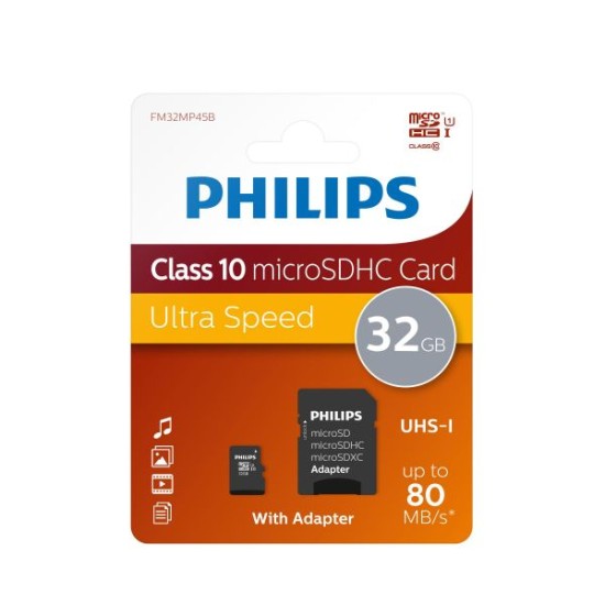 CARTÃO DE MEMÓRIA PARA PHILIPS 32GB CLASS 10